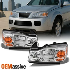 Fit 2006-2007 Saturn VUE Headlights Headlamps Lights Pair Left+Right 06-07 Lamps