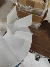 NEW DAMAGED - WEG motor Fan Ventilator  10026677 - 9 blades 10030768 (PRETO)