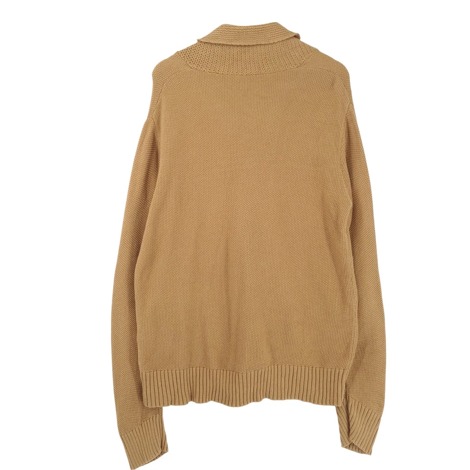 GANT Suéter Para Hombre Chaqueta De Punto Marrón Algodón Bf3 Tamaño XL - Imagen 3 de 4