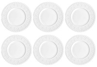 Villeroy & Boch Cellini Brotteller, Kuchenteller D. 18Cm 6Er Set Weiß Porzellan
