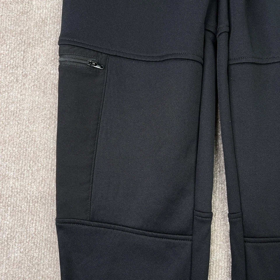 Lands' End Tech Fleece Cargo Pants Boys XL Black Sweatpants 528625 - Image 3 of 4