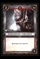 097/278 Murderous Vargheist Warhammer Age Of Sigmar Vampire Trading Card TCG CCG