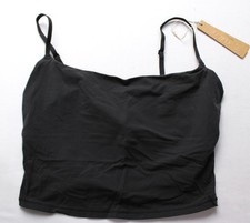 Skims Women's Fits Everybody Scoop Neck Cropped Cami Top ZG3 Onyx Medium NWT