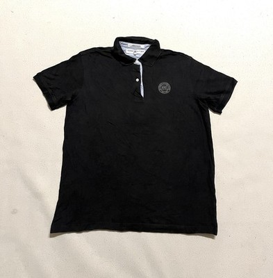 Tommy Hilfiger Poloshirt M Herren Schwarz