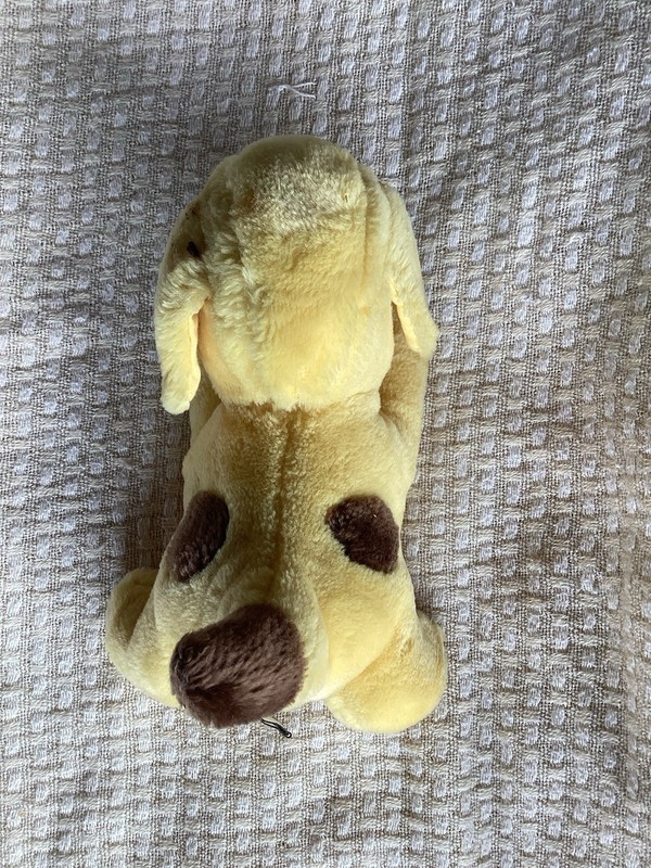 Vintage Eden Spot The Dog Plush Eric Hill Stuffed Animal Yellow Brown Sleeping
