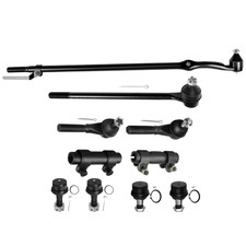 Scitoo 10Pcs 4Wd Front Suspension Kit Inner Tie Rod End Outer Tie Rod End