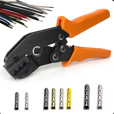 Aglet Crimping Tool, Shoelace Aglets Tool，Aglets for Shoelaces, Repair Shoe Lace