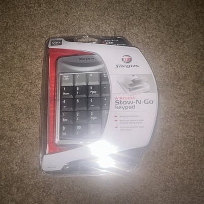 Targus Stow-N-Go Wireless Keypad for PC/Laptop USB *New