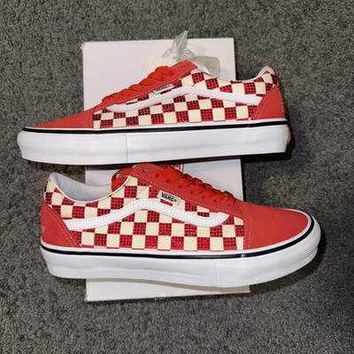 Supreme X Swarovski X Vans Old Skool - Red Size US 8.5