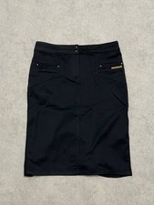 Roberto Cavalli Women s Black Logo Mini Skirt Vintage Lana Just Sz 40