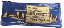 LOOK   1950  s Walt Disney Official Davy Crockett Frontierland Pencil Pouch