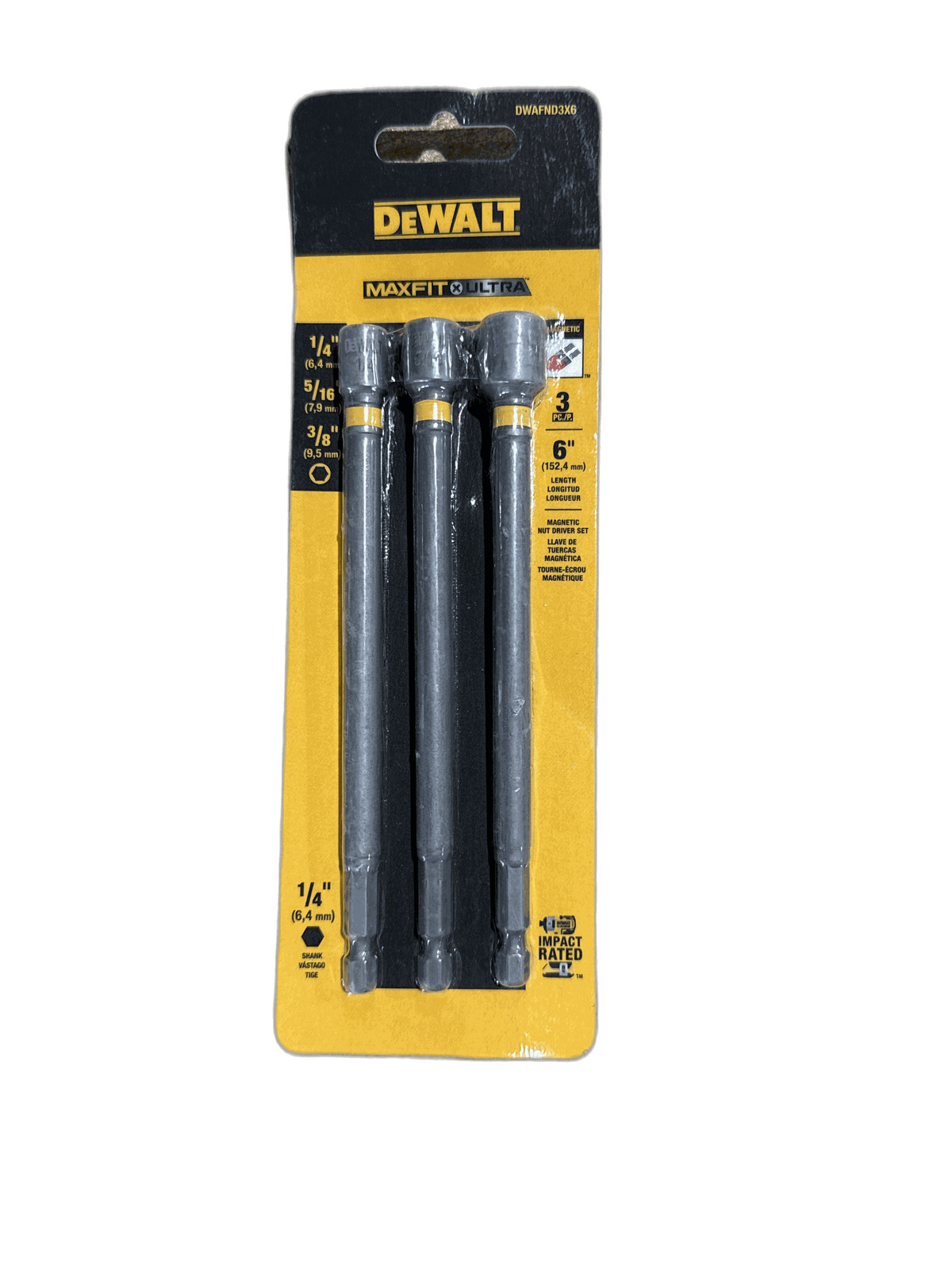 DEWALT 6 in. Magnetic Nut Driver Set (3-Piece)