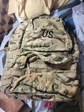 USGI Medium Rucksack Molle II OCP  Ruck Complete But Has AfterM Shoulder Straps