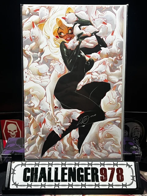 Amazing Spider-Man #56 Alexander Lozano SIGNED VIRGIN w/ COA - BLACK CAT