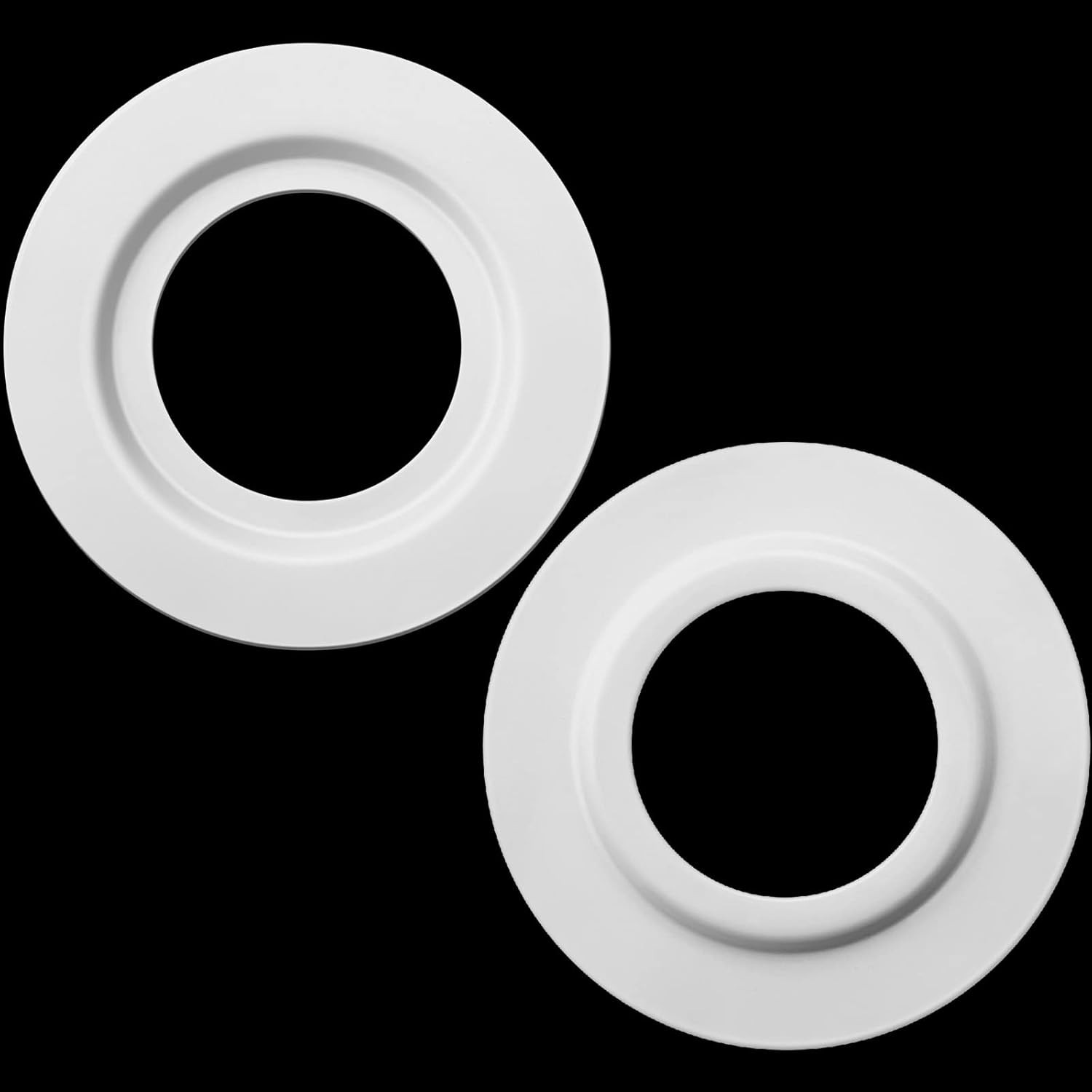 2 Pieces Metal Lamp Shade Reducer Ring for ES/E27 to BC/B22 Plate Light Fitting