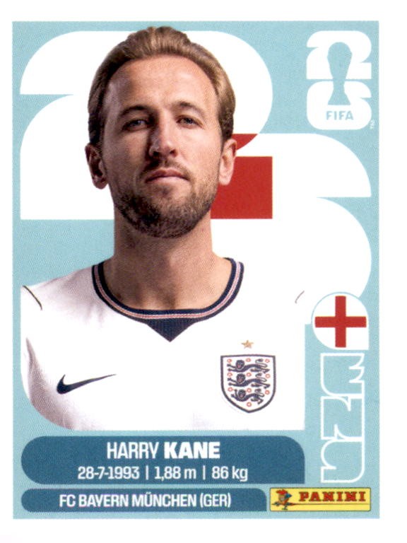 Harry Kane England 2026 Panini World Cup Sticker #ENG18