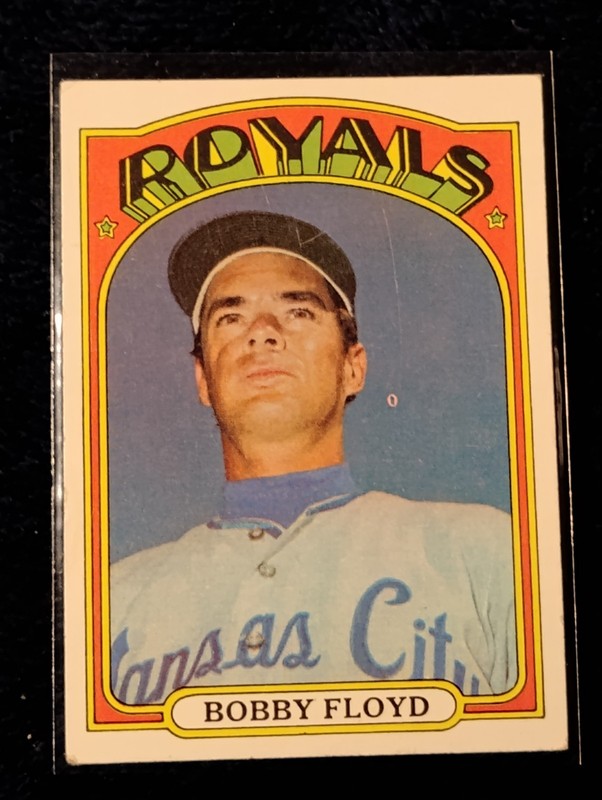1972 Topps Baseball - #273 Bobby Floyd - Kansas City Royals VG-EX Condition 