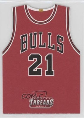 2016-17 Panini Threads Team Threads Die-Cuts Jimmy Butler #25 rf2