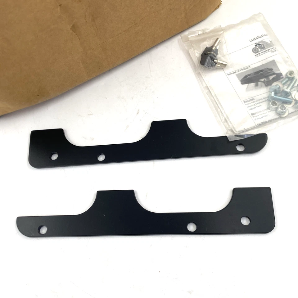 Motherwell Detachable Locking Tour Pak Mounting Rack Chrome 09-23 Harley Touring - Image 2 of 4