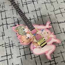 Cartoon Sexy Girl Electric Guitar Rosewood Fretboard With Floyd Rose Tremolo