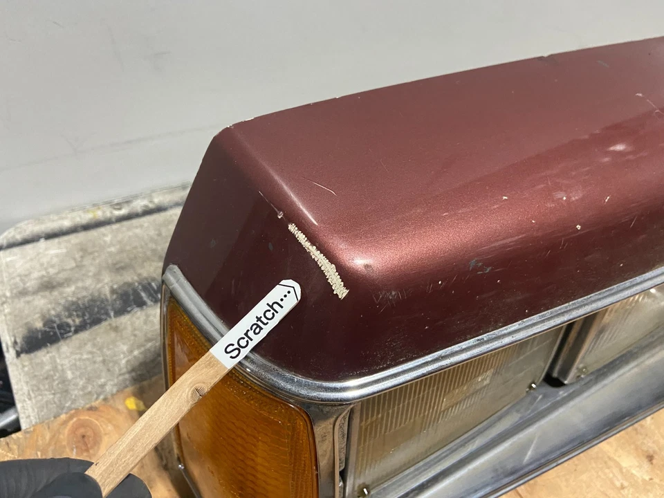 Panel de cabezal de faros delanteros Chevrolet Caprice 1986 OEM P0504 PS Foto 3 de 4