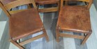 Gustav Stickley 306 1/2 Ladder Back Chairs Original With Paper Labels. See desc. — photo 2