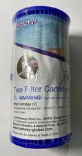 Bestway 58168E Flowclear Type V Filter Cartridge 1 Twin Pack = 2 Cartridges