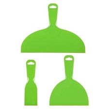 Image of Putty Scraper Set (2", 6", 10") Flexible Plastic Putty Knife for Drywall