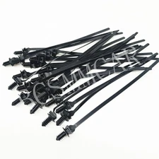 Car Push Mount Zip Ties Kit For Wire Harness Automotive Cable Fasteners 5 Type