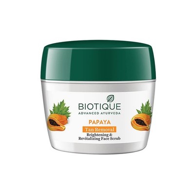Biotique Papaya Tan Removal Brightening Face Scrub For All Skin Types 235g