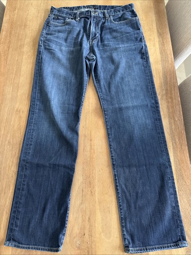 Lucky Brand 363 Vintage Straight Mens Jeans Blue Size 33 X 32 Denim Cotton Blend