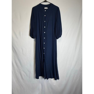 Sole by Mare Sole Amore maxi navy dress