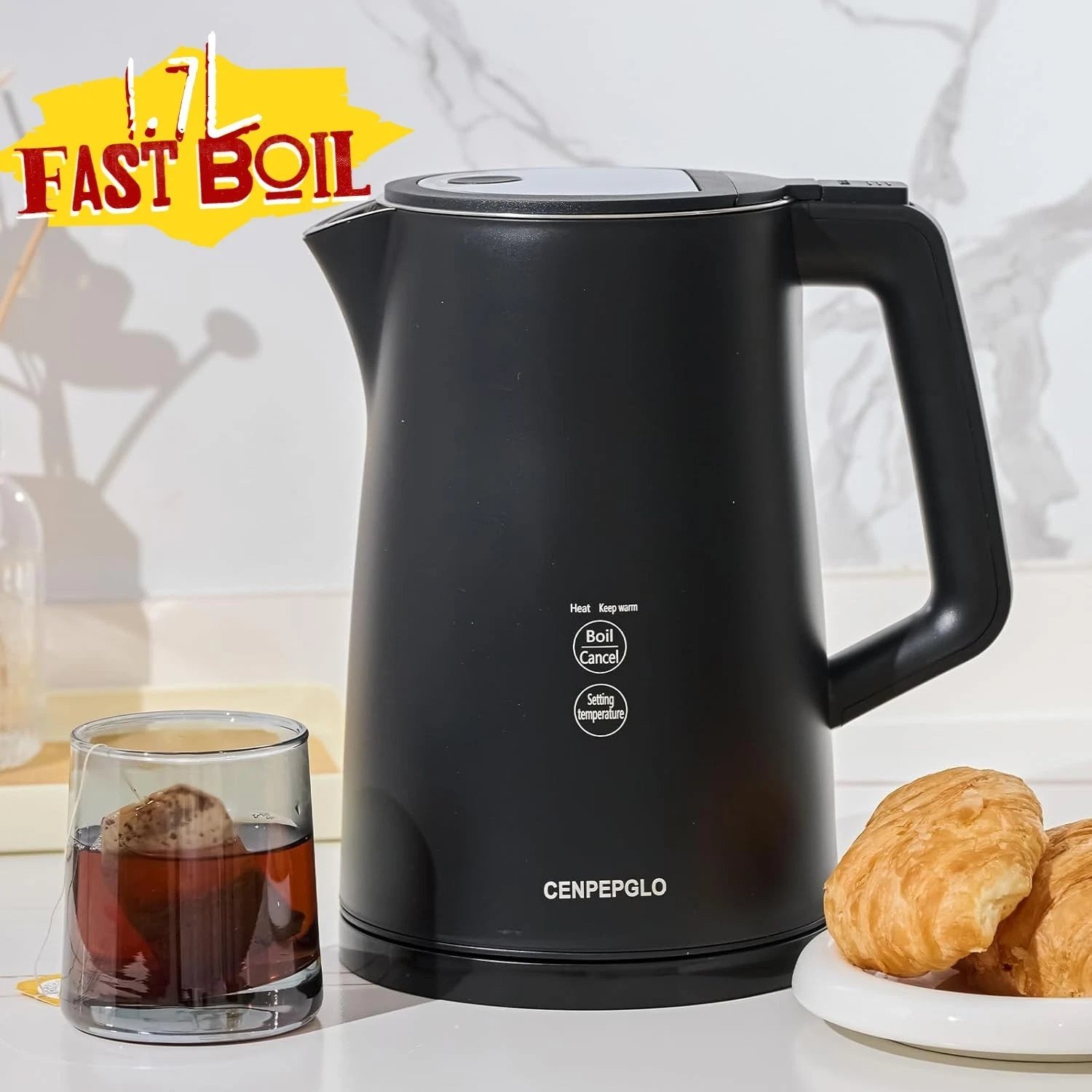Electric Kettle 1.7L | 7 Temp Control,Cool Touch, Keep Warm, Auto Shut-Off 1500W
Opens in a new wind