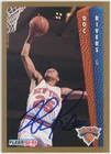 Doc Rivers 1992-93 Fleer New York Knicks #396 Signed Auto 30950