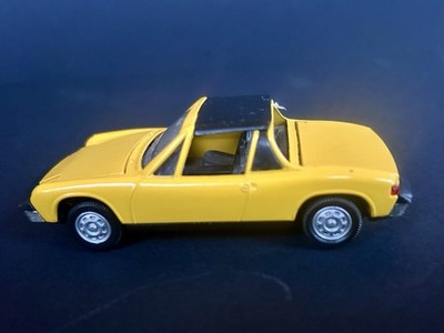 Modellauto Gama Mini 1:43 Metall VW Porsche 914 1128 Gelb