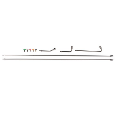 #ad 120quot; Pressure Washer Extension Wand with 30° 90° 120° Curved Rod Nozzles $68.88
