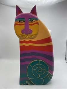 Laurel Burch Tall Cat Figurine 14 1/2 Inches
