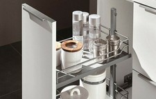 Griffschiene 20 cm BLANKETT Schrankschiene SILBER Aluminium IKEA Möbel Griff