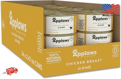 Applaws Natural Wet Cat Food 24 Count Chicken High Protein All Breed