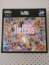 White Mountain The 1990's 1000 Piece Interlocking Cardboard Jigsaw Puzzle