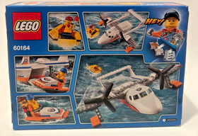 NEW LEGO CiTY COAST GUARD Sea Rescue Plane set 60164 Sealed Box! Retired