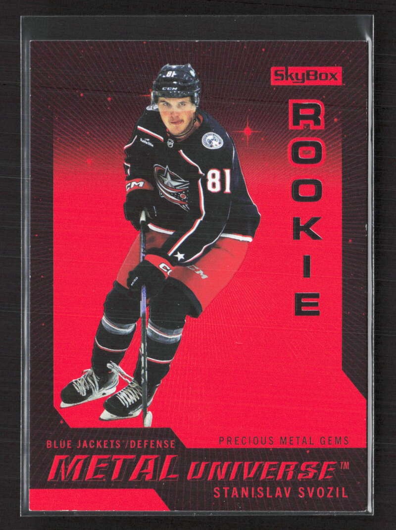 2023-24 SkyBox Metal Universe Precious Gems Red Stanislav Svozil /100 TV12343