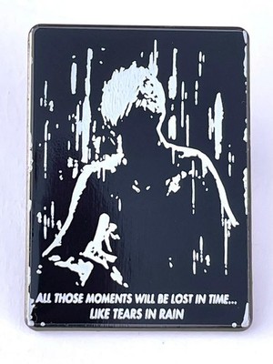 Blade Runner Roy Batty Pin Anstecker Rutger Hauer wie Tränen im Regen.