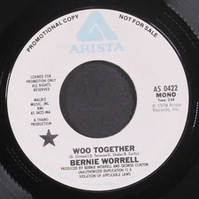 BERNIE WORRELL: woo together / mono ARISTA 7" Single 45 RPM