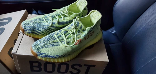 Taglia 11 Adidas Yeezy Boost 350 V2 Low Semi Frozen Giallo