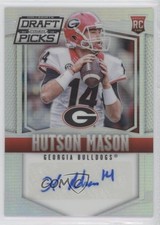 2015 Panini Prizm Collegiate Draft Picks Silver Hutson Mason #191 Auto 1be