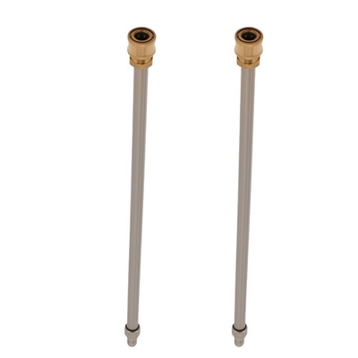 #ad 2 Pack Pressure Washer QC Extension Lance Stainless Steel Wand Set 4000PSI Max $16.90