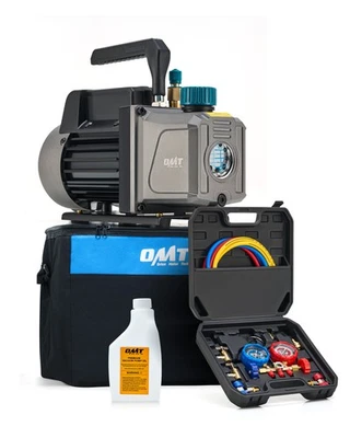 ‎ORION MOTOR TECH OMT 3.5CFM 186W Vakuumpumpe Unterdruckpumpe Klimaanlage 1-stufig Monteurhilfe