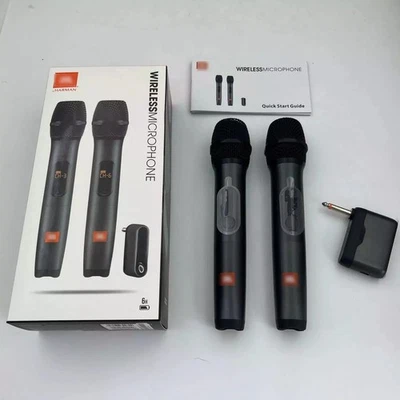 AS SHOW Sistema de micrófono inalámbrico JBL 2 - Receptor UHF recargable con batería de 6 horas
