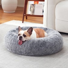 Donut Dog Bed Medium Size Dog, Round Cat Beds for Small Dogs